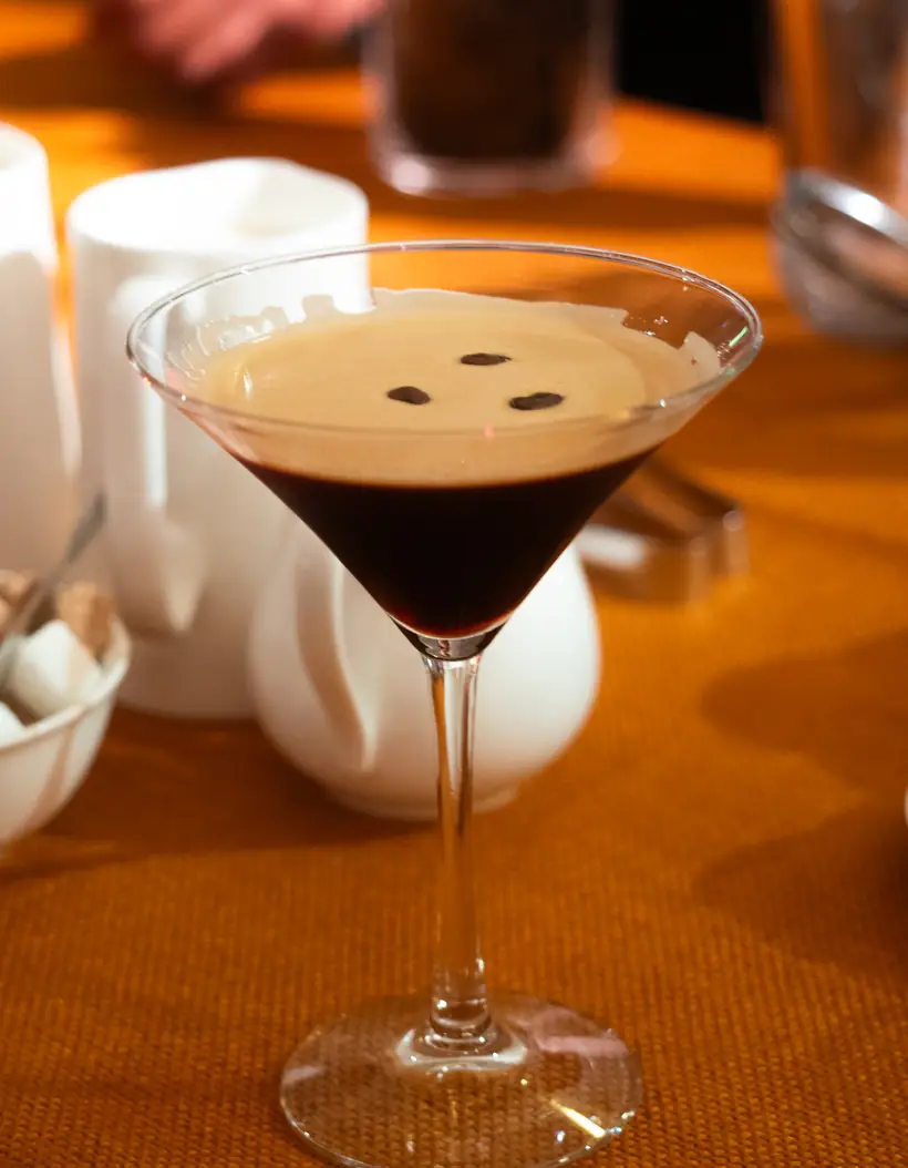 A Macaw espresso martini