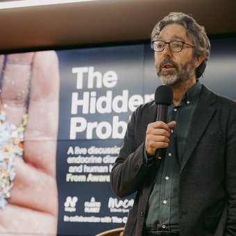 David Fein speaking at The Plastic Detox